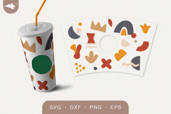 Abstract Shapes Cup Wrap Svg: A Graphics & Crafts Review