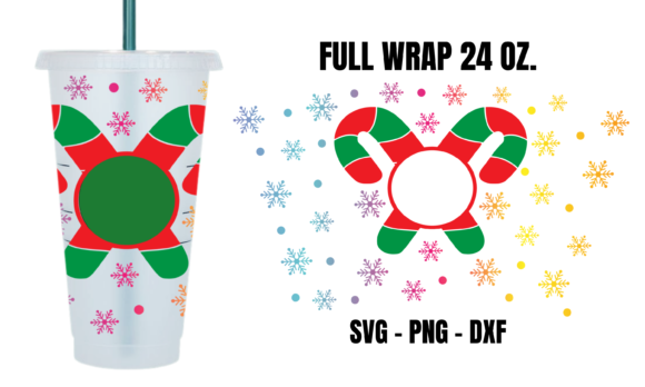 Candy Cane Starbucks Cup Wrap SVG: Graphics & Crafts Review