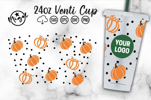 Halloween Cold Cup Wrap SVG: Graphics & Crafts