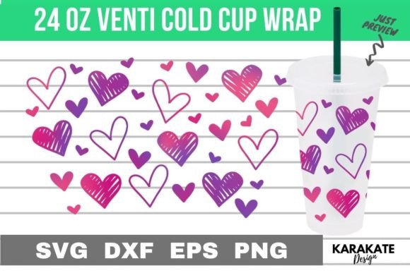 Sketchy Heart Venti Cup Wrap: A Graphics & Crafts Review