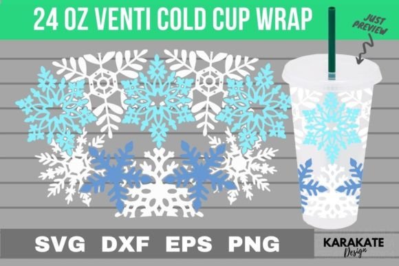 Snowflakes Cup Wrap SVG: A Designer's Honest Review